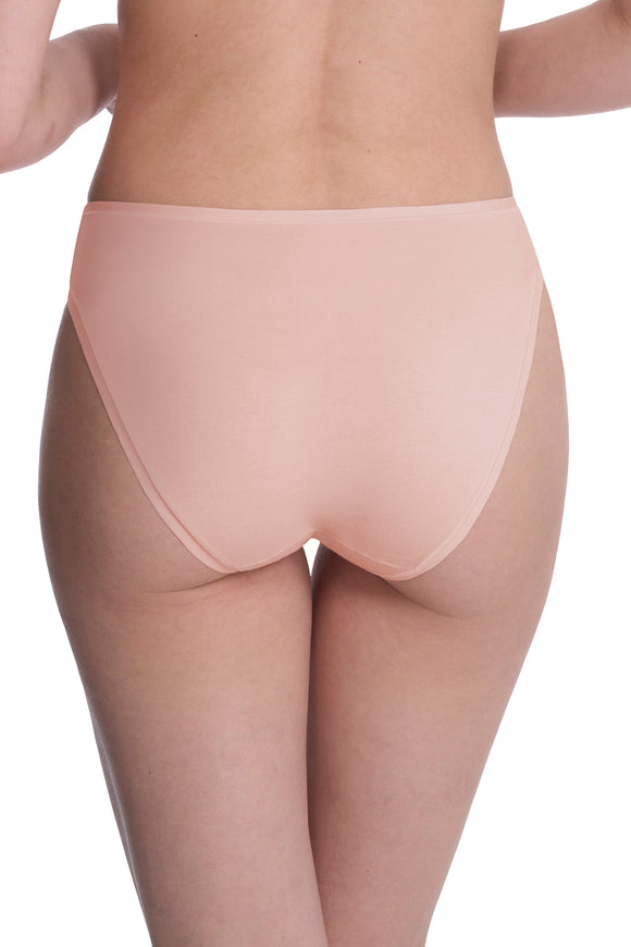 Natori Bliss Bare Cotton High Cut Brief