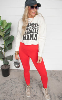 True Red Leggings