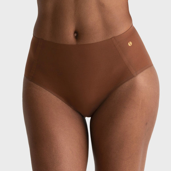 Evelyn and Bobbie High-waisted retro bikini Clay