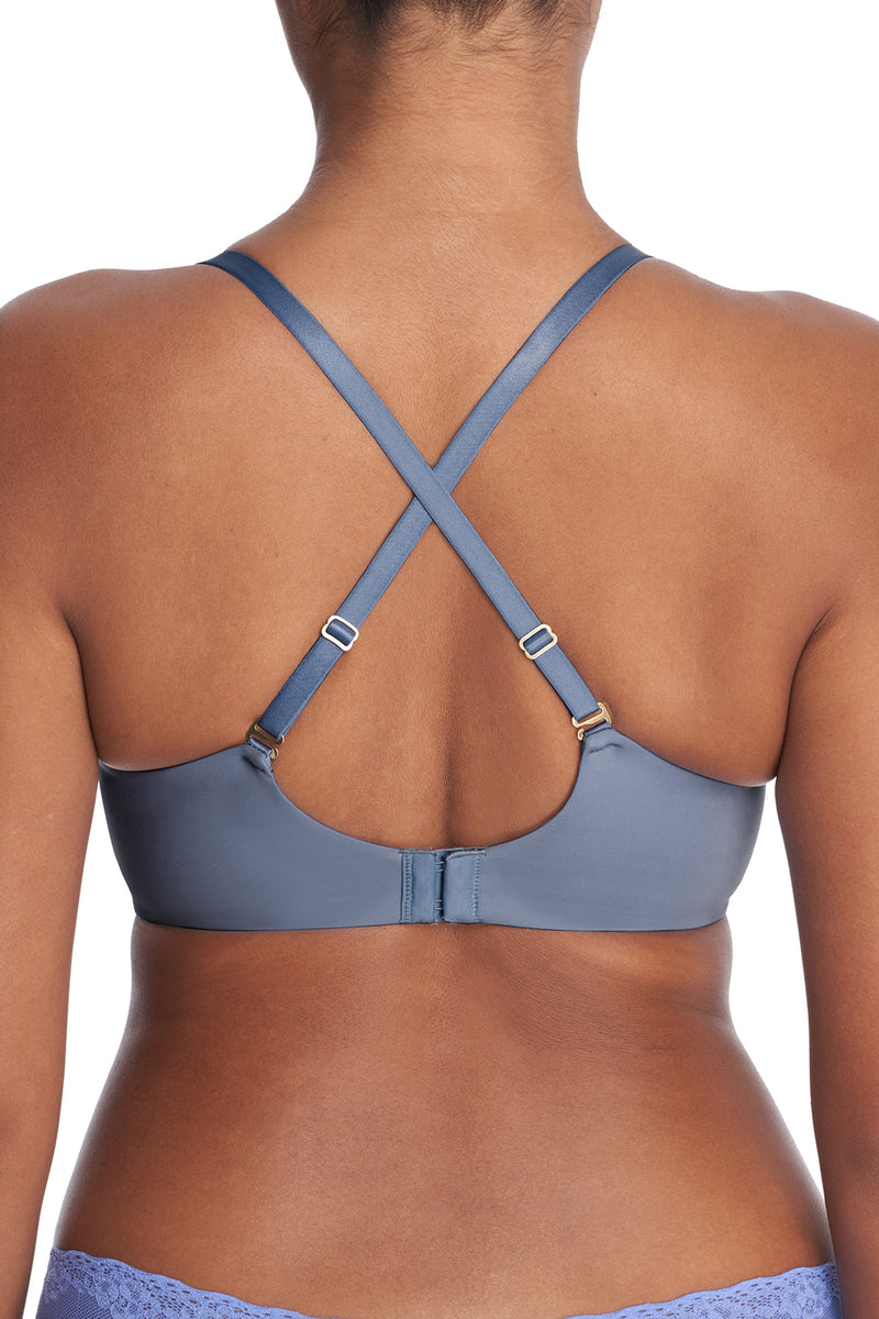 Natori Comfort Evolution Underwire Convertible Memory Foam- Ocean Storm