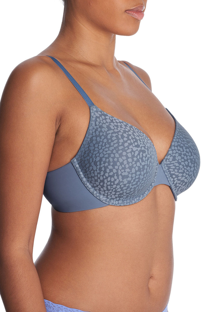 Natori Comfort Evolution Underwire Convertible Memory Foam- Ocean Storm