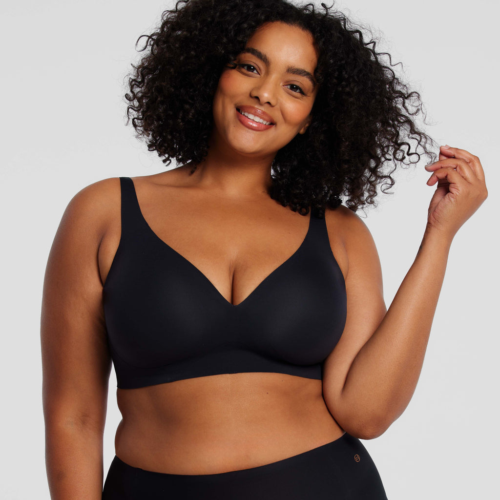 The Starlette Plunge Bra-Black