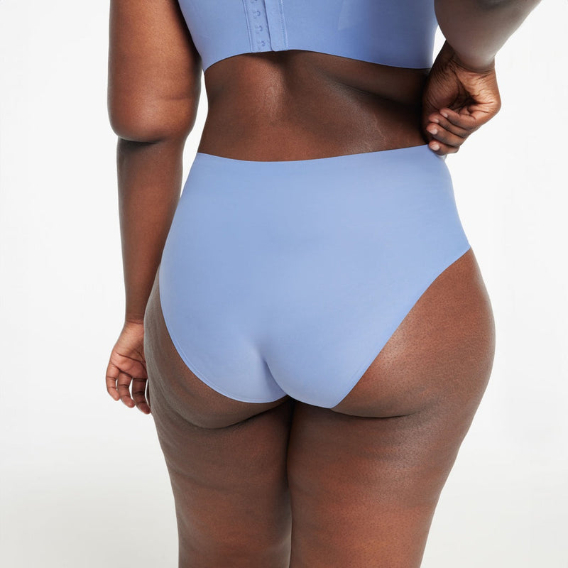 Evelyn and Bobbie High Waist Retro Bikini Blue cloud