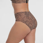 Evelyn and Bobbie High Waist Retro Bikini Black Lace