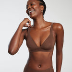 The Starlette Plunge Bra-Umber