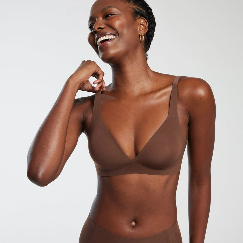 The Starlette Plunge Bra-Umber