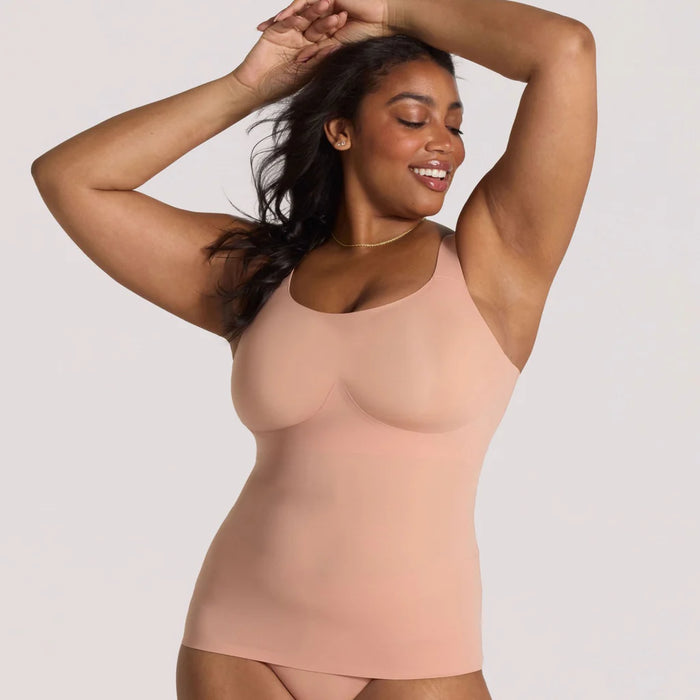 STRUCTURED SCOOP BRA TANK-Himalayan Salt