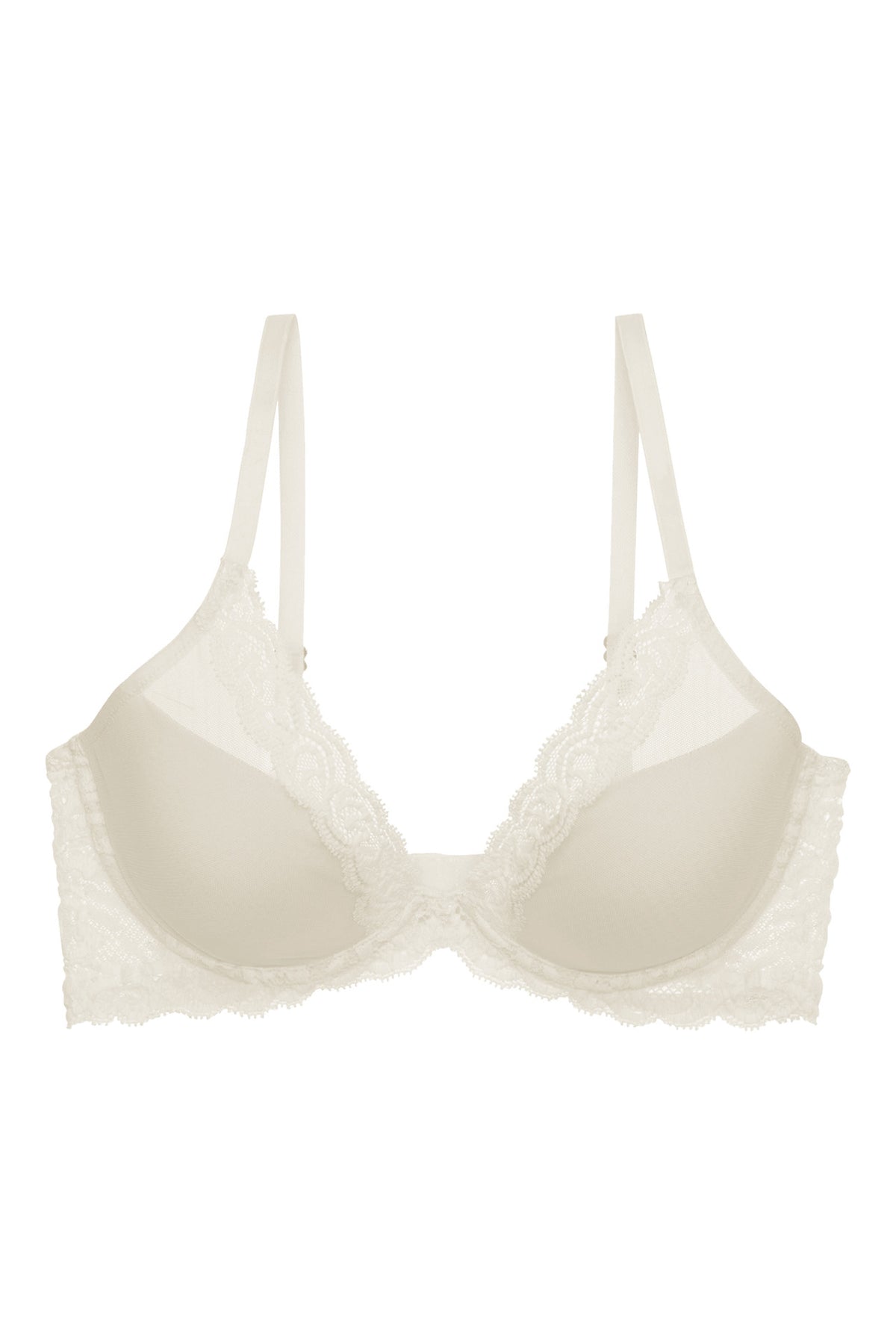 Natori Feathers Contour Plunge- Ivory
