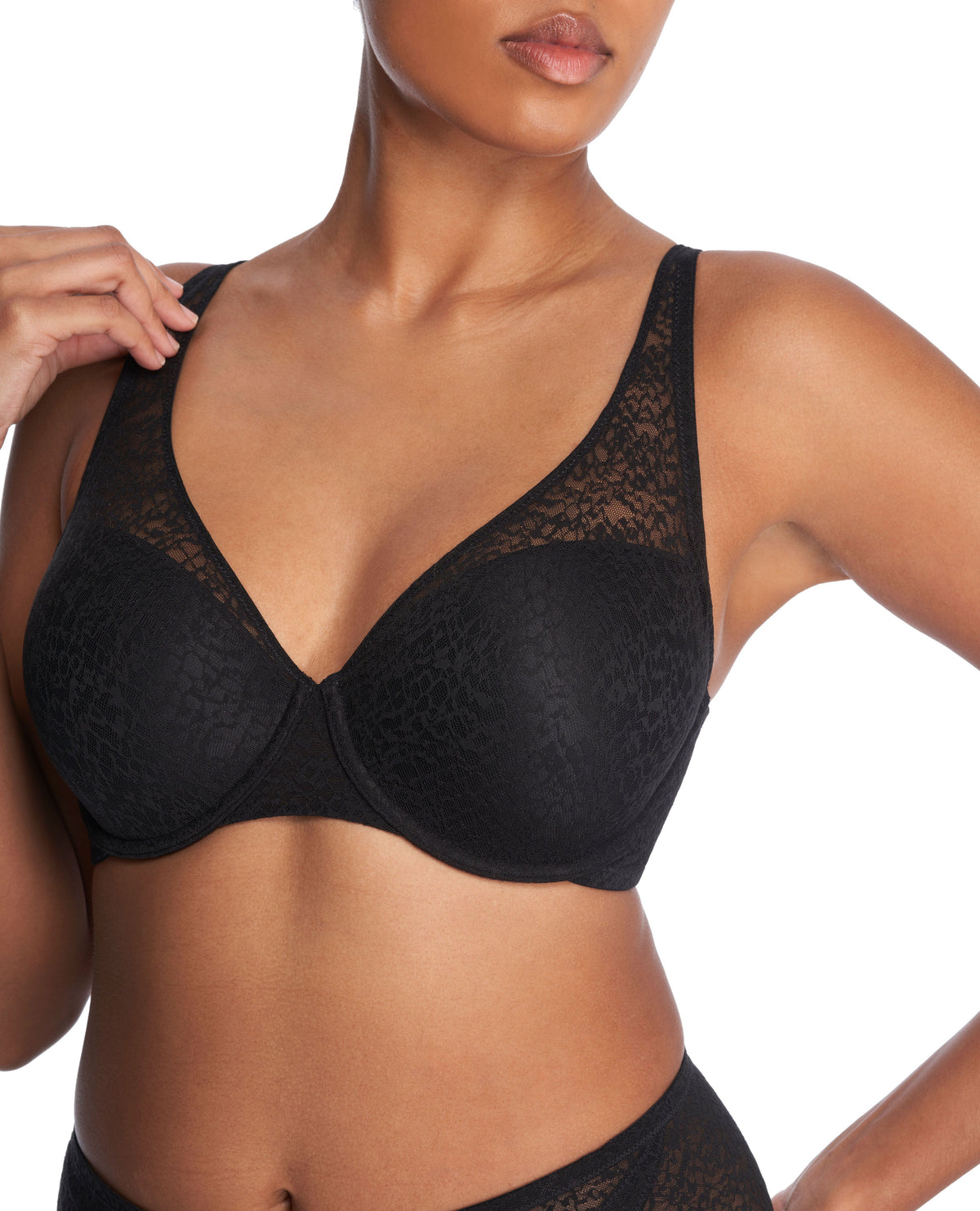 Natori Pretty Smooth Black Bra