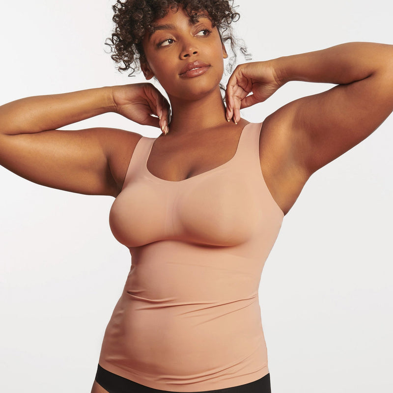 Evelyn and Bobbie Defy Bra Tank himalayan salt