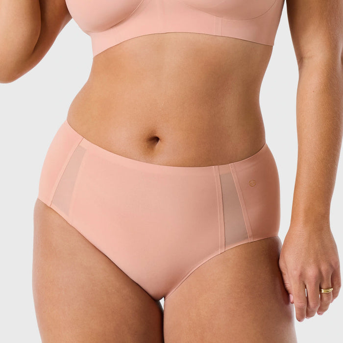 Evelyn and Bobbie bikini-mesh himalayan salt