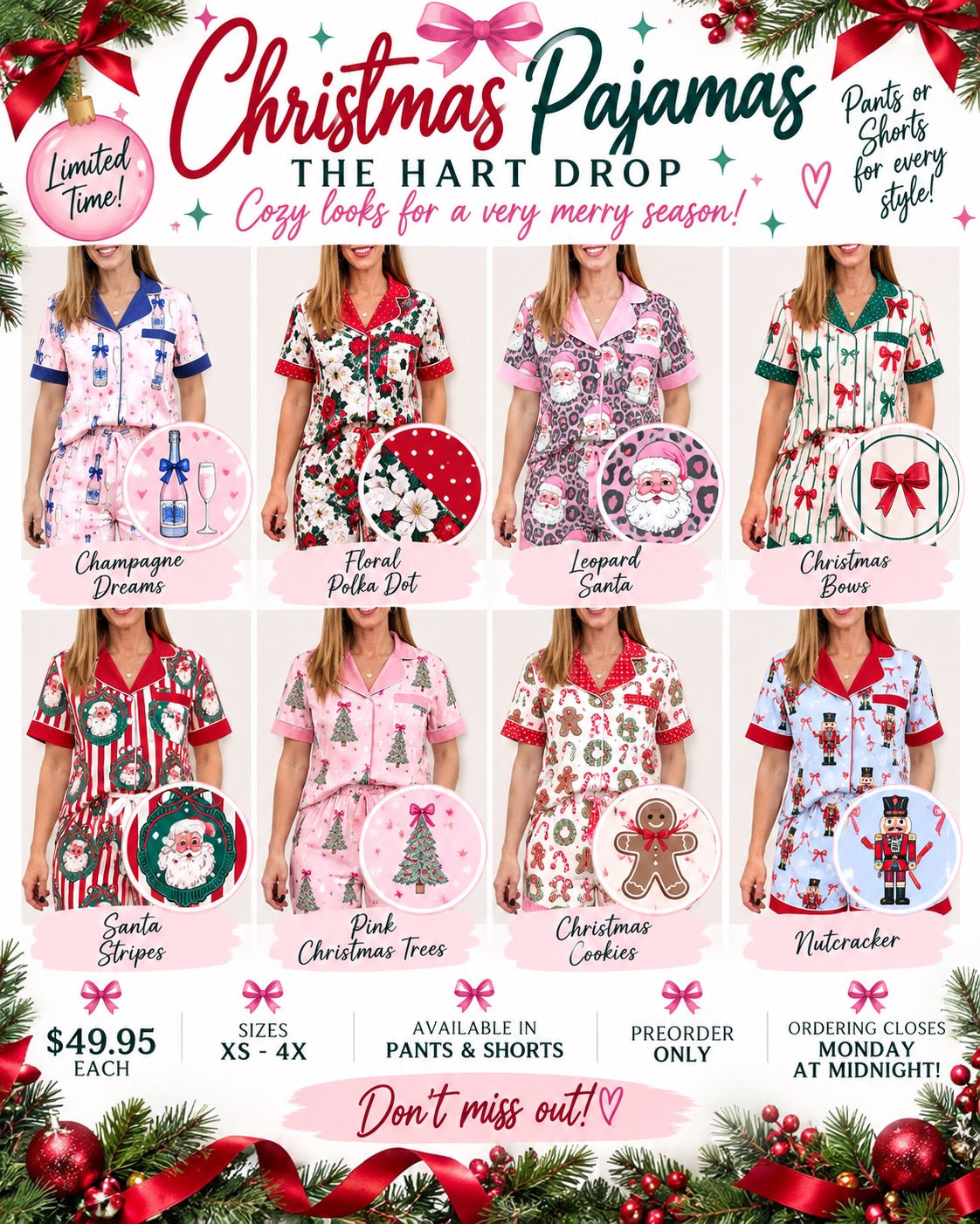 PREORDER – Christmas Pajama Set | The Hart Drop