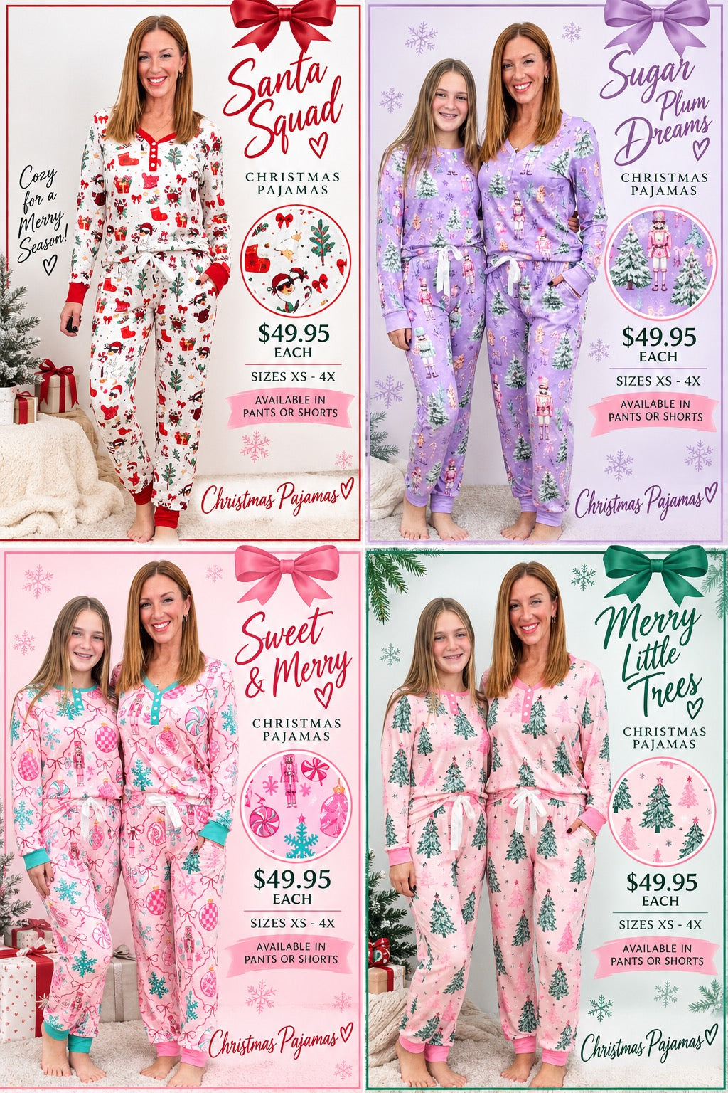 🎄 Mommy & Me Christmas Pajamas | The Hart Drop