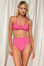 Pacifica Dragon Fruit Hannah High Waist Bottom