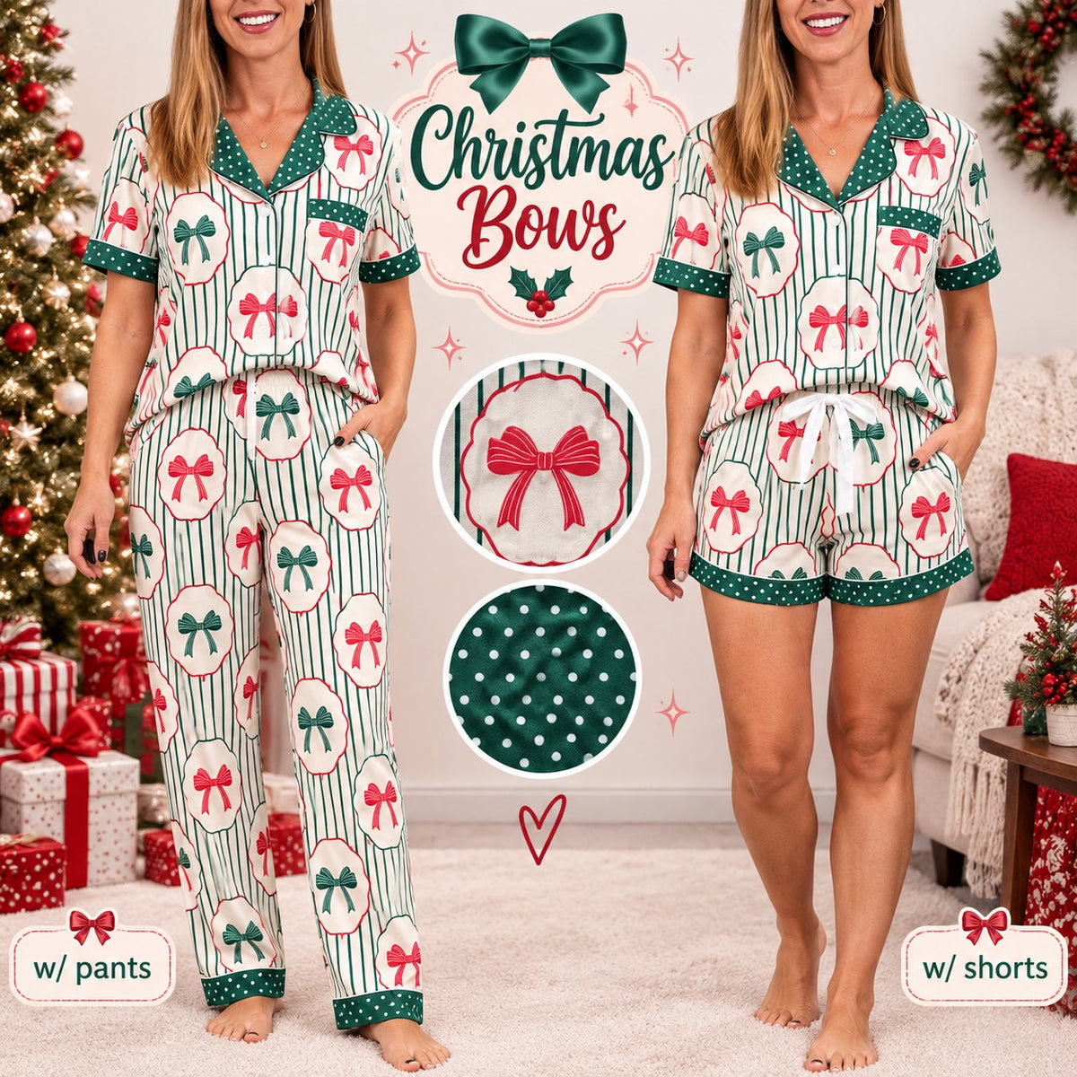 PREORDER – Christmas Pajama Set | The Hart Drop
