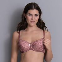 Fleur Nursing wired bra berry
