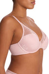 Love Lace Back Smoothing Plunge T-Shirt Bra-Pink Pearl