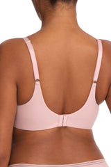 Love Lace Back Smoothing Plunge T-Shirt Bra-Pink Pearl