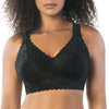 PARFAIT Adriana Wire-free Lace Bra - Black