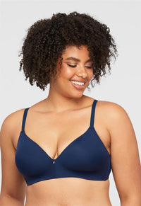 Montelle Wire Free T-Shirt Bra Gemstone Blue