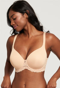 Montelle Pure Plus Full Coverage T-Shirt Bra-Sand