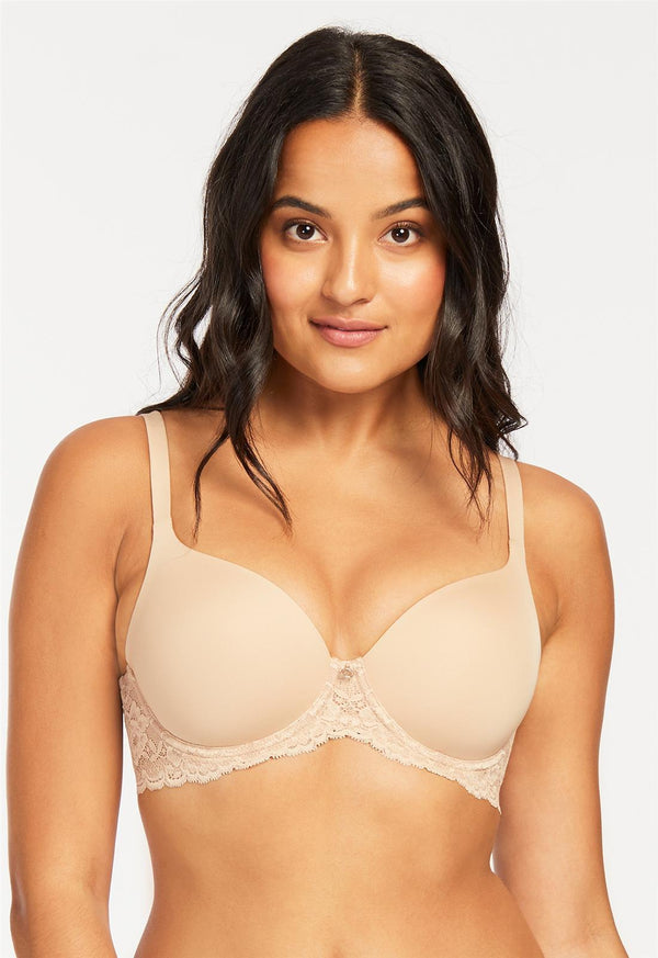 Montelle Pure Plus Full Coverage T-Shirt Bra-Sand