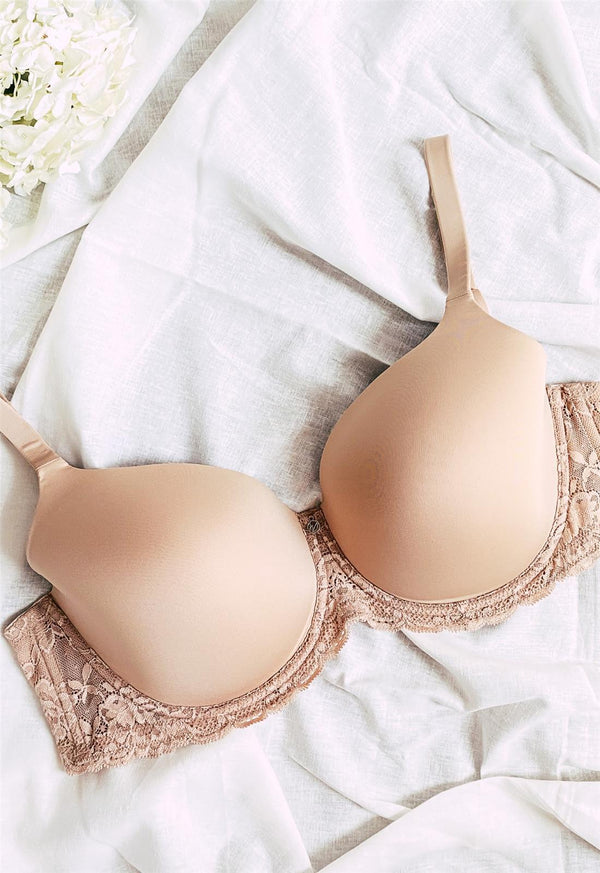 Montelle Pure Plus Full Coverage T-Shirt Bra-Sand