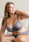 Pure Plus T-shirt Bra - Crystal Grey