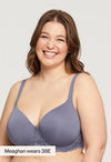 Pure Plus T-shirt Bra - Crystal Grey