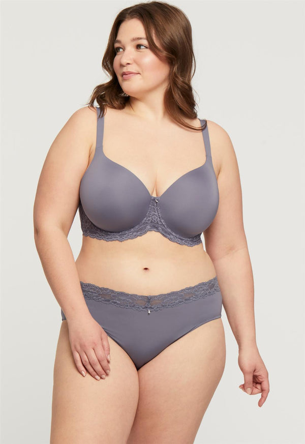 Pure Plus T-shirt Bra - Crystal Grey