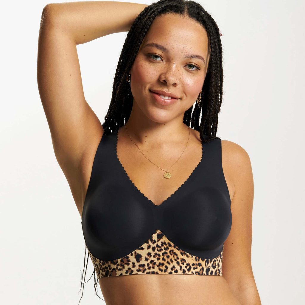 Evelyn Bra by Evelyn and Bobbie Leopard – Shapely Hart