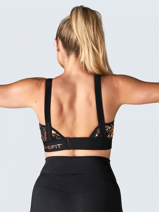 SheFit Flex Sports Bra Black