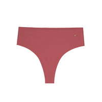 High Waisted Thong Pink Canyon