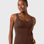Evelyn and Bobbie Defy Bra Tank Umber
