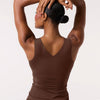 Evelyn and Bobbie Defy Bra Tank Umber