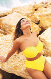 Poppy Bandeau Bikini Top Sunshine