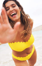 Poppy Bandeau Bikini Top Sunshine