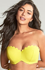 Poppy Bandeau Bikini Top Sunshine