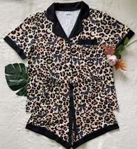 Shirley & Stone Leopard Bat PJ