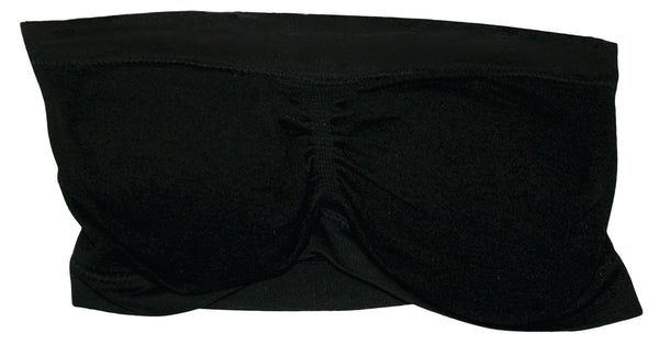Stretch Bandeau Bra- Black