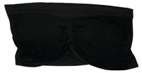 Stretch Bandeau Bra- Black