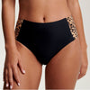 Evelyn and Bobbie High Waist Retro Bikini Leopard
