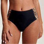 Evelyn and Bobbie High Waist Retro Bikini Leopard