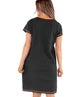 Dead Tired Women's Black V-neck Nightshirt