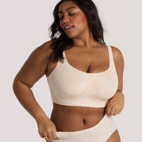 Evelyn and Bobbie Bobbie Scoop Bra Champagne Ginko