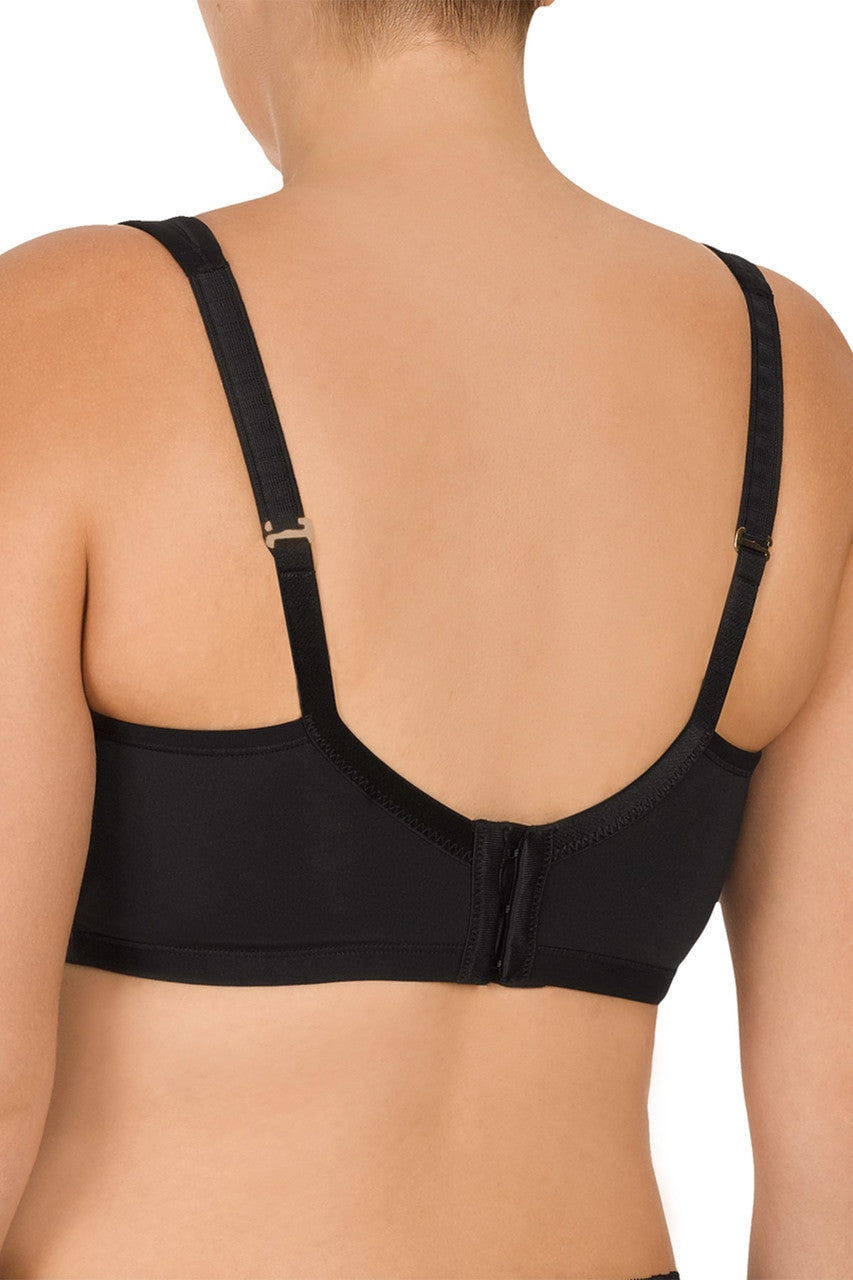 Natori Yogi contour convertible sports bra black