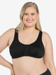 Leading Lady The Marlene - Wireless Front-Closure Comfort Bra Black