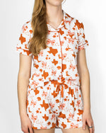 Burnt Orange Put A Bow On It Short Sleeve Set