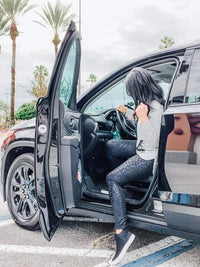 Black Compressed Leopard Leggings
