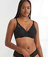 NATORI FEATHERS FULL FIGURE CONTOUR UNDERWIRE BRA (black)
